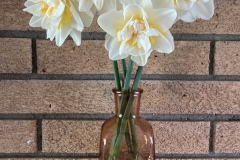 Flowers on mantle